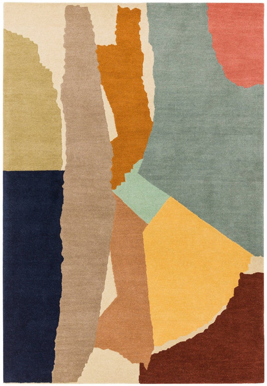 Reef Rug by Asiatic Carpets Design RF14 Abstract Multi 200 x 290cm