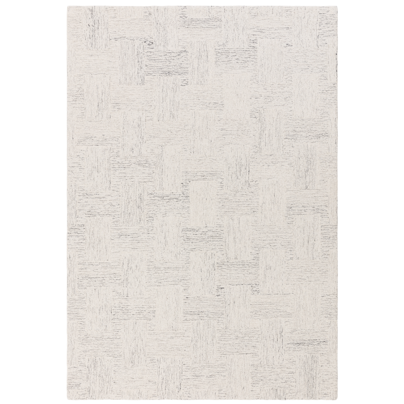 Theodore 200x290cm Hatch White & Black