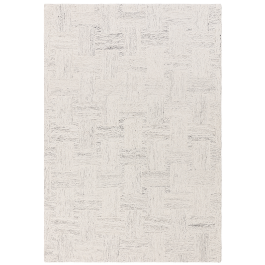 Theodore 200x290cm Hatch White & Black