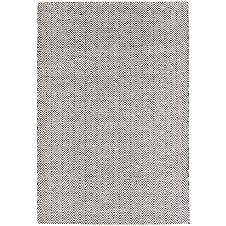 Ives Hand Wooven Rug, Black and white, 160x230cm