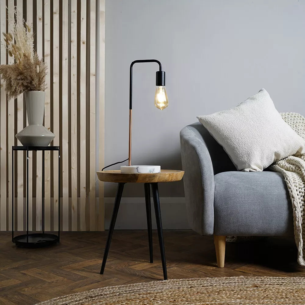 Black Bedside Lamp