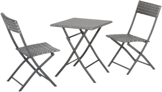Taja Square 2 - Person 60cm Long Bistro Set