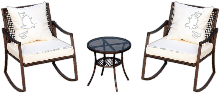 Aaleiyah Round 2 - Person 51cm Long Bistro Set with Cushions
