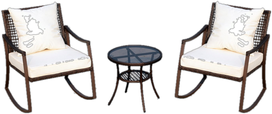 Aaleiyah Round 2 - Person 51cm Long Bistro Set with Cushions