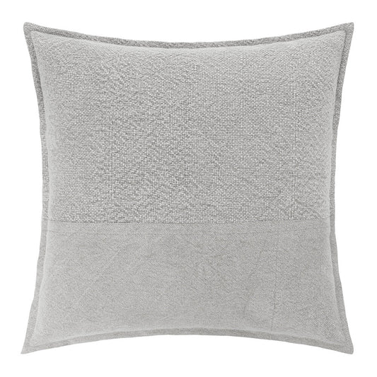 RETREAT Two-Tone Cushion Cover - 45x45cm - Light Grey