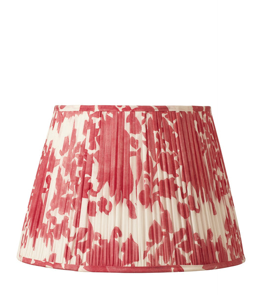 Montjoi Pleated Cotton Lampshade & Carrier(45cm) - Persian Red