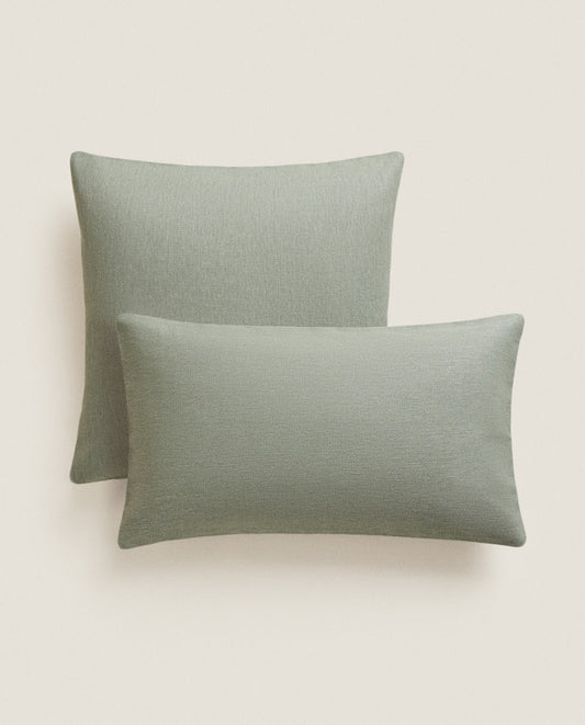 Plain Cushion Cover Green, 50x50