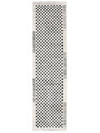 Gambit Rug - Cream white / Black 80x300