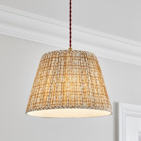 Dash Ruched Tapered Lamp Shade, 30cm