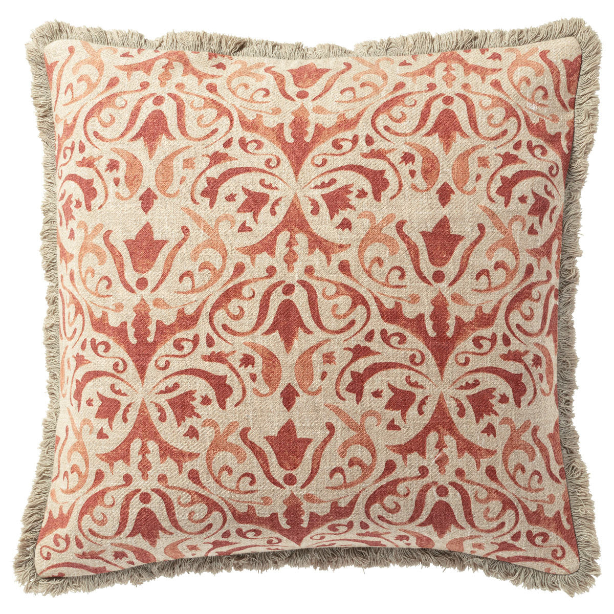 Nassau Cushion Cover - Washed Rust