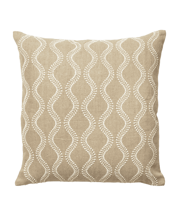 Zostera Cushion Cover - Chalk
