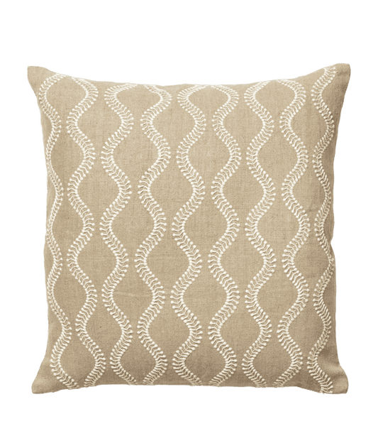 Zostera Cushion Cover - Chalk