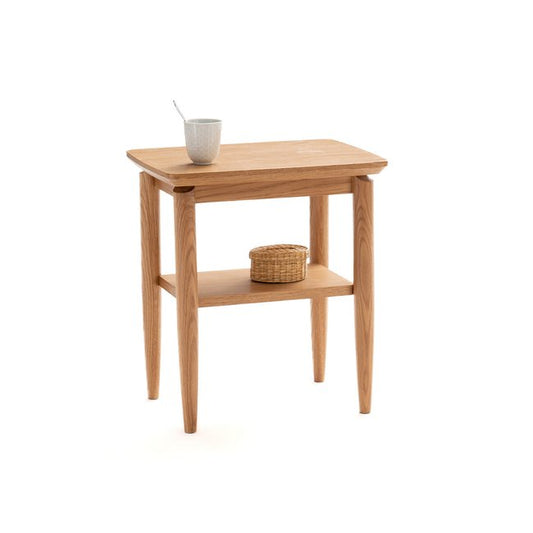 Nochy Two Tier Bedside Table, 51x45x33cm