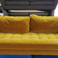 Ochre 3 seater Mid Century, 95x225x55cm