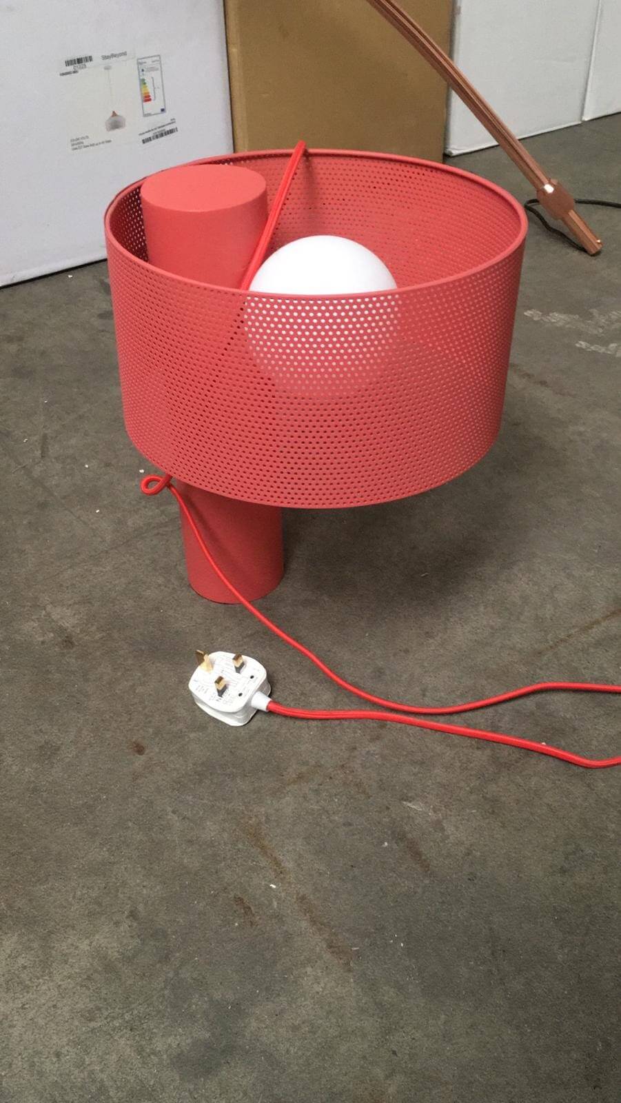 Red Table Lamp - Recorded