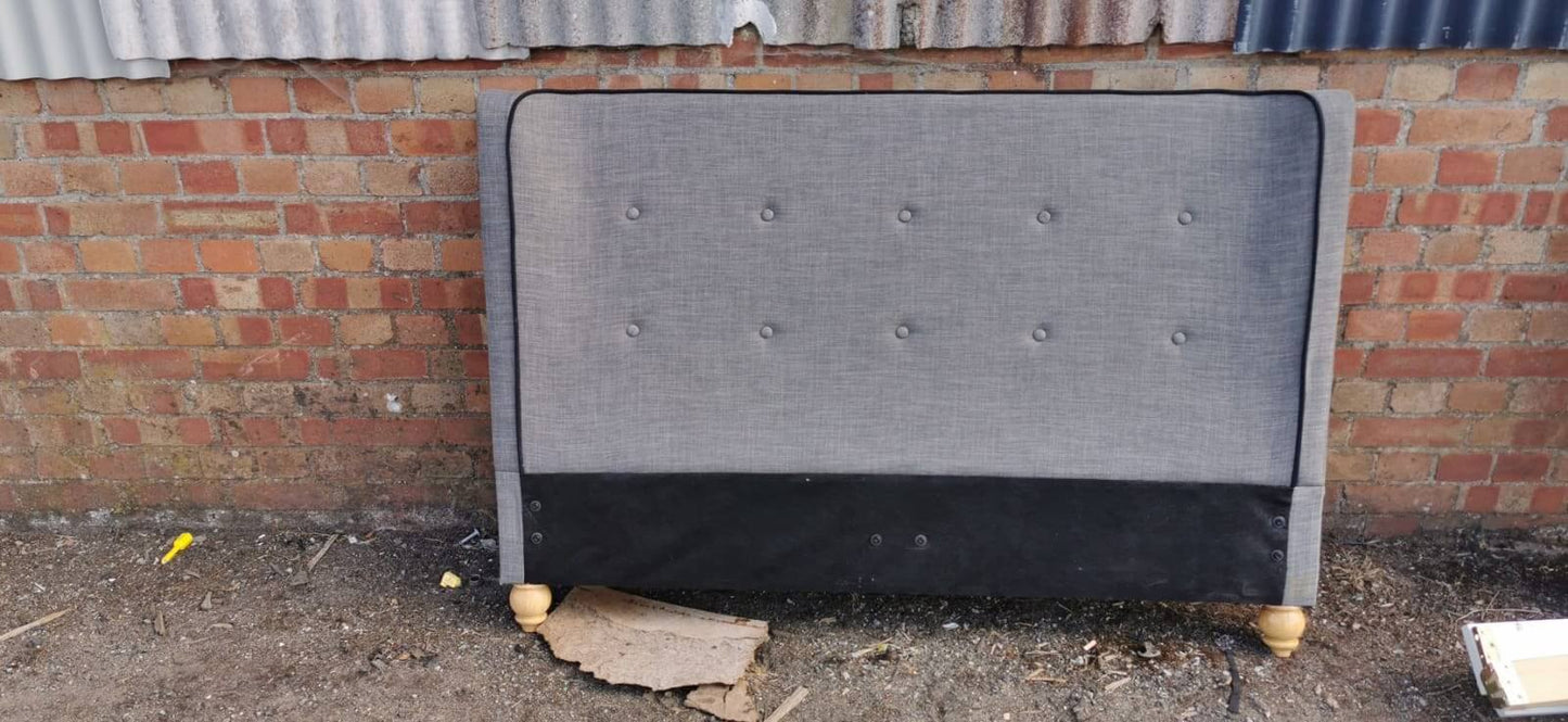 Grey Double Bed Complete