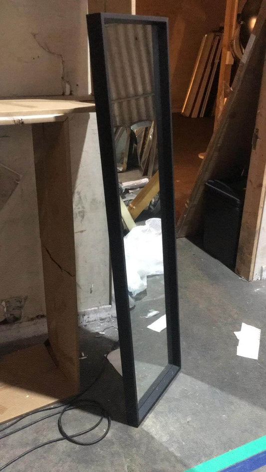 Mirror Rectangular, Black 40x150cm