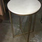 Marble & Brass Side Table