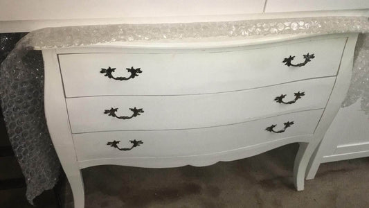 White Chest of Drawers, 50x110x85cm