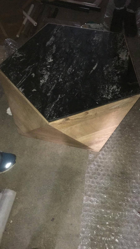 Swoon Black Marble Coffee Table