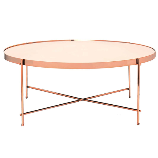 Oakland Coffee Table - Rose Gold, 82.5x82.5x33cm