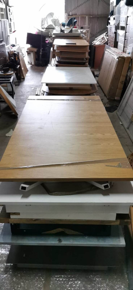 Natural Wooden Dining Table, 90x170x210cm