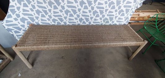 Natural Outdoor Dining Bench