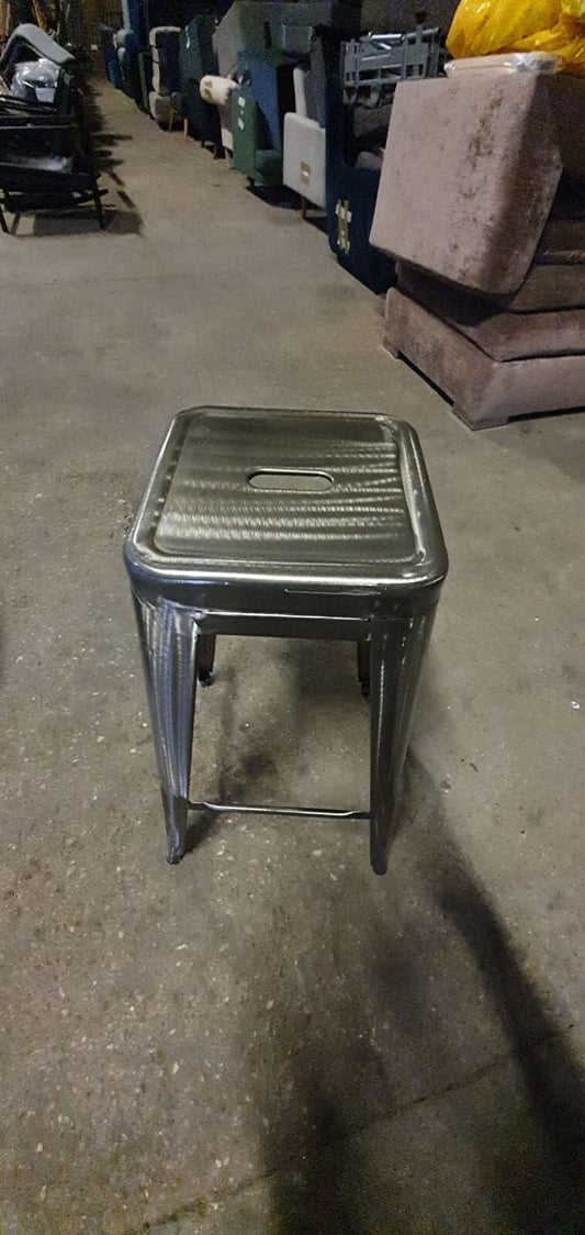 Grey Kitchen Stool, 44 x 44 x 67cm