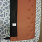 Orange Upholstered Bedframe, 0x135x0cm