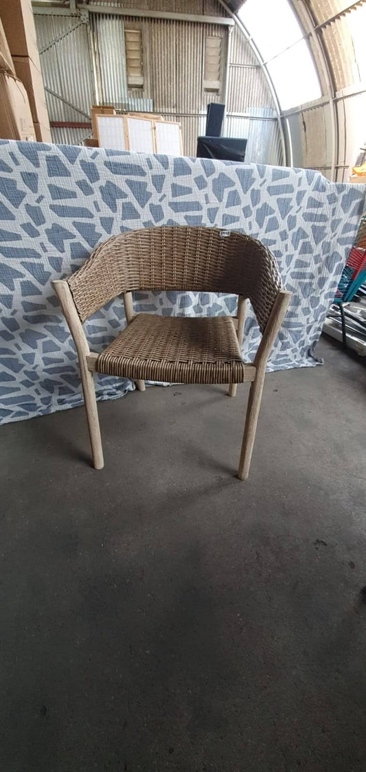 Natural Outdoor Armchair, 56x62x75cm