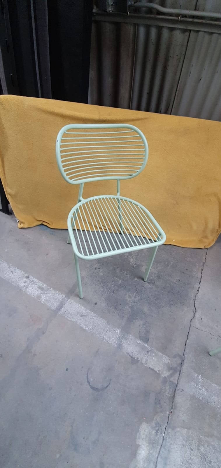 White Outdoor Chair, 52x46x80cm