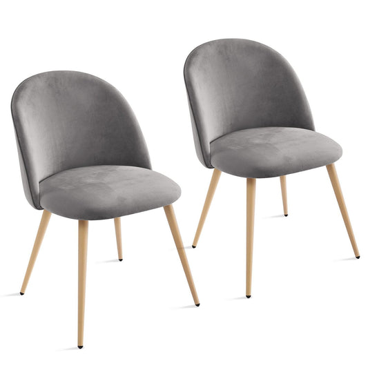 Marissa Upholstered Dining Chair Pair, 47.5 x 49.5 x 76cm