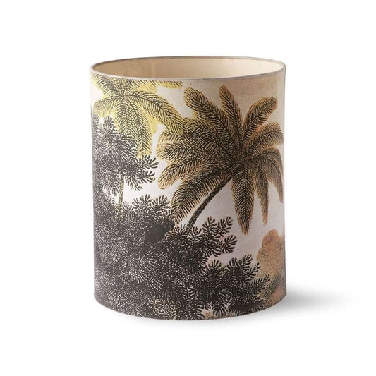 printed jungle lamp shade