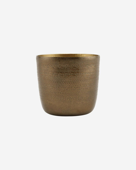 Planter, Chappra, Antique brass finish (258740401)