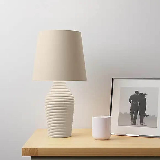 Luna Stoneware Hummus Table Lamp