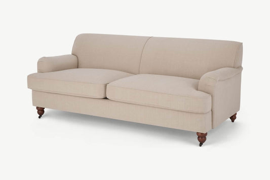 Orson 3 Seater Sofa, Natural, 97x201x79cm
