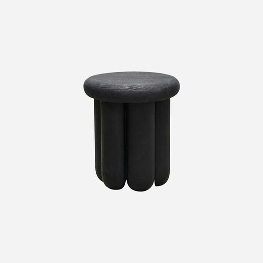 Side table, Phant, Black, 38x0x43cm