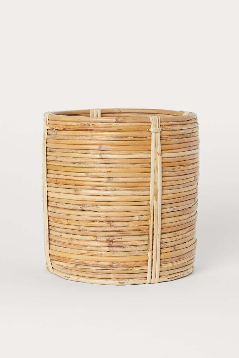 Rattan plant pot