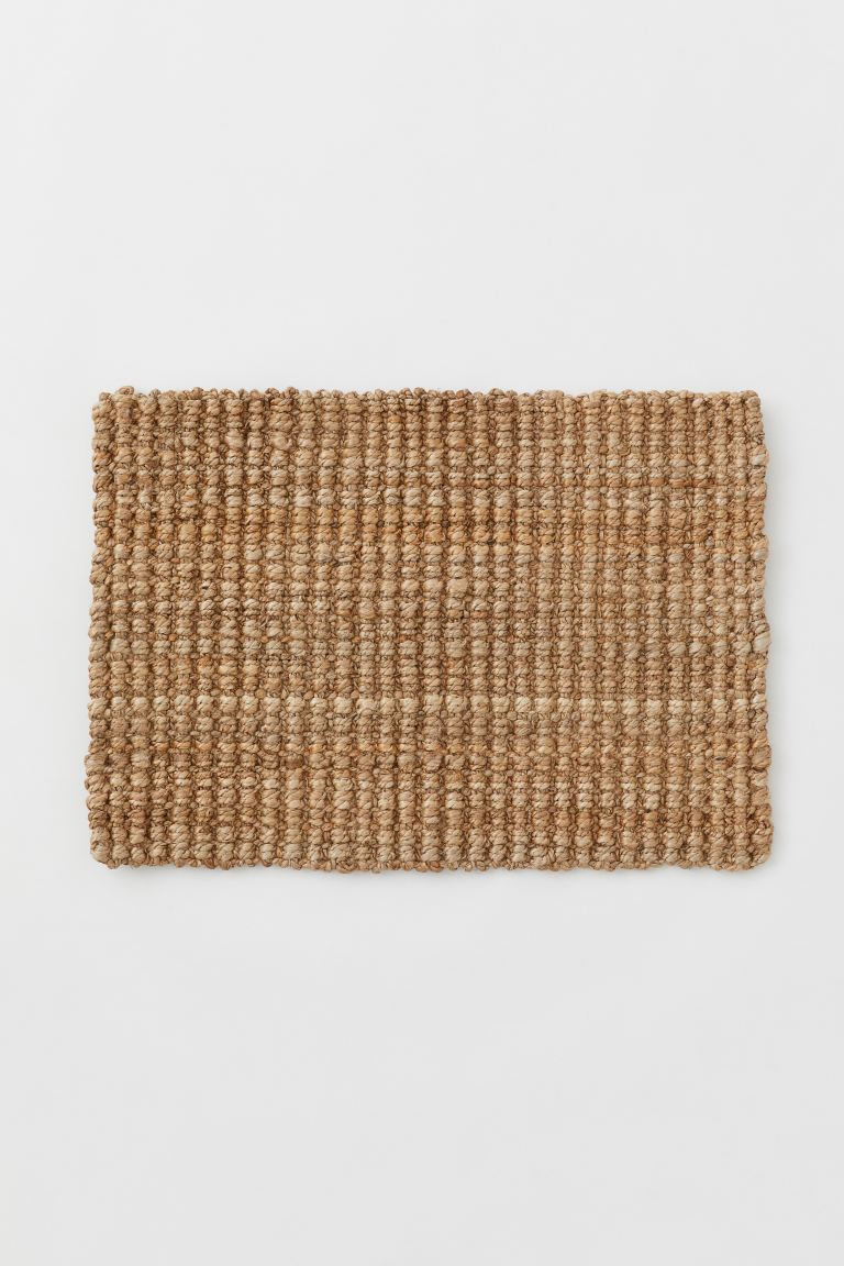 Jute doormat, 70x50cm