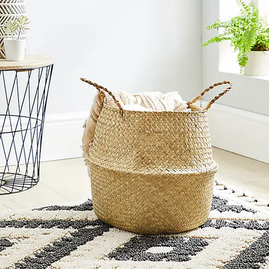 Natural Belly Storage Basket
