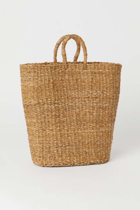 Handmade laundry basket