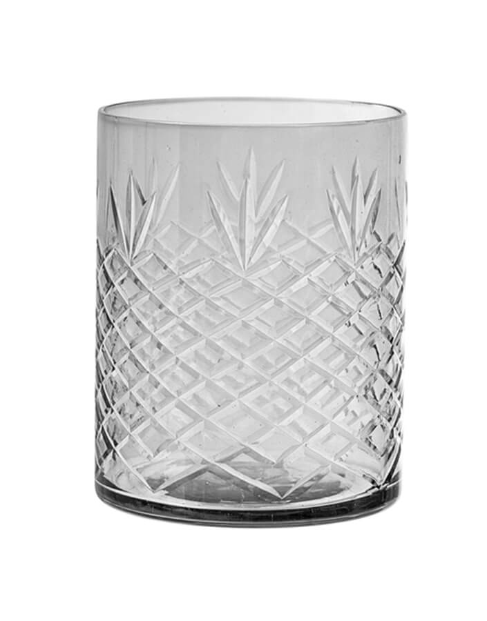 Selime Votive, Grey, Glass