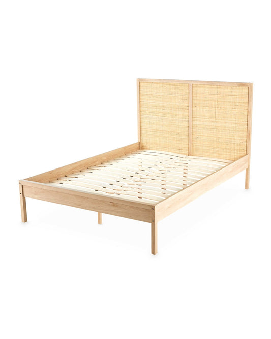 Kirkton House Rattan King Size Bed, 208x157.5x115cm