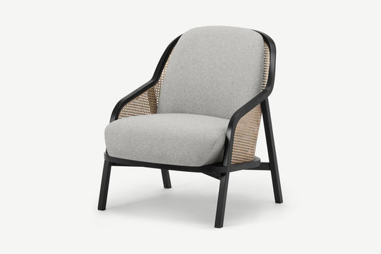Made.com Anakie Accent Armchair, Mountain Grey, 77x70x87cm