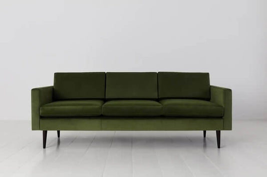 Model 01 - 3 Seater Velvet Vine, 85x205x83cm