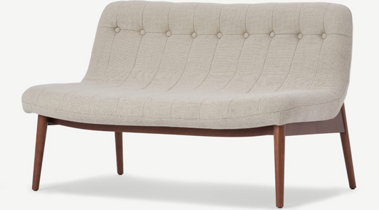 Made.com Halbert 2 Seater Sofa, Oat Weave, 76x120x75cm
