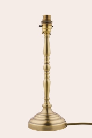 Laura Ashley Corey Antique Brass Candlestick Table , 11x33cmLamp Base