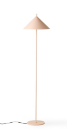 metal triangle floor lamp, 34x150cm