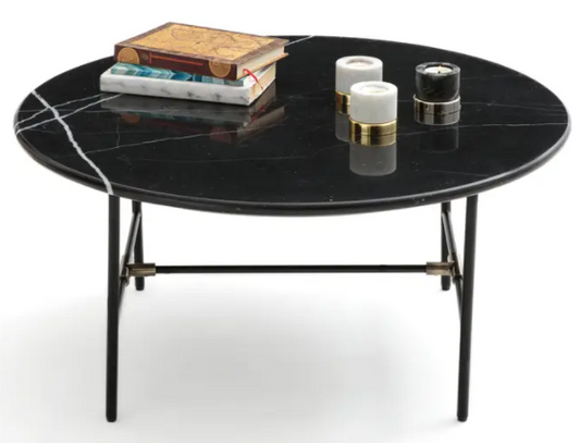 LA REDOUTE BOTELLO MARBLE COFFEE TABLE, 80x38cm