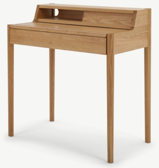 MADE.COM COMPACT 1 DRAWER DESK, 50x79x87cm